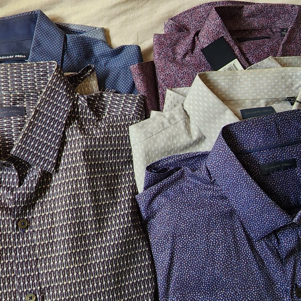Bundle of Zachary Prell casual button down shirts